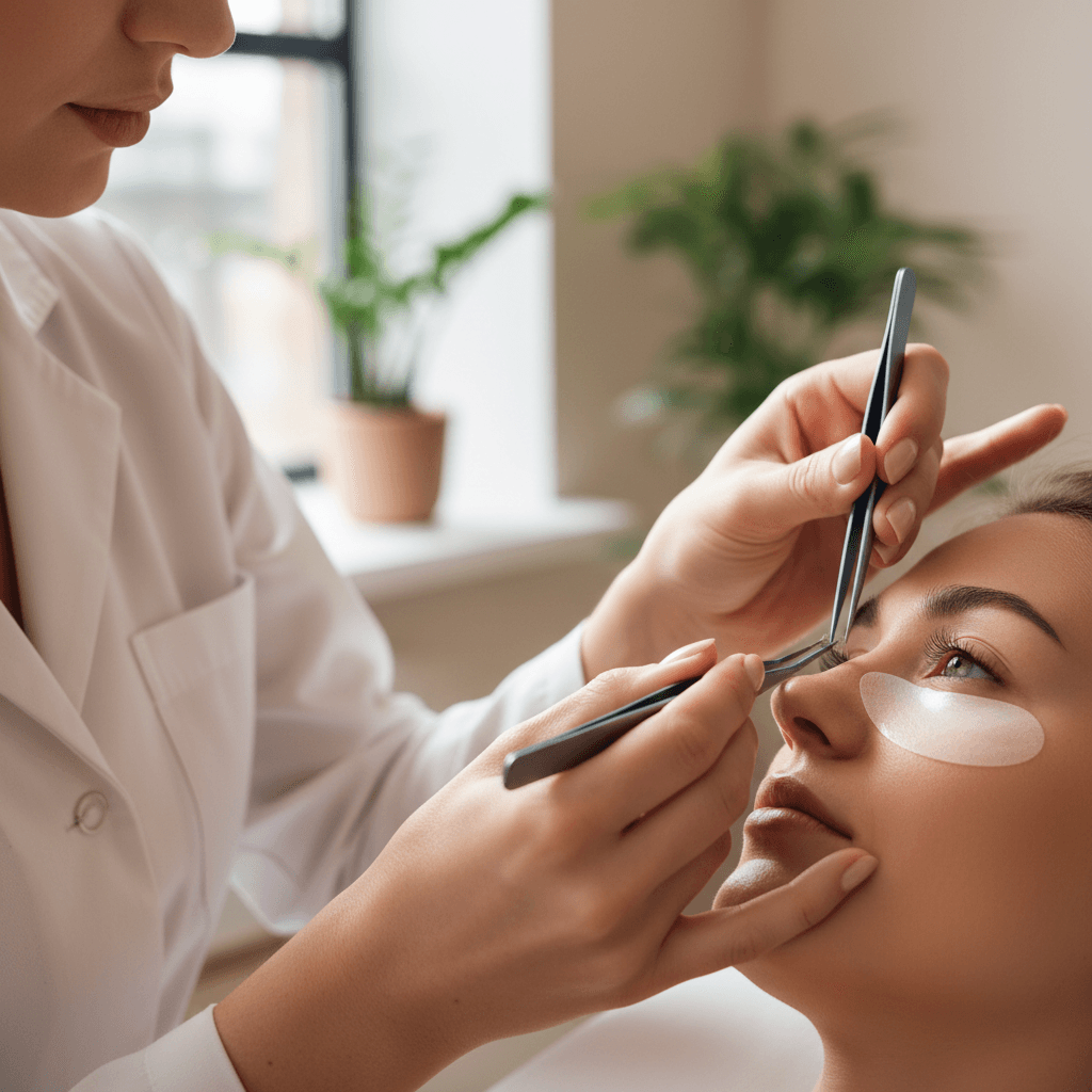 Applicazione professionale extension ciglia