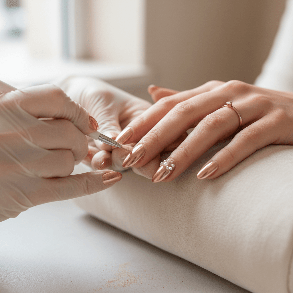 Dettaglio trattamento unghie professionale BLIZER BEAUTY
